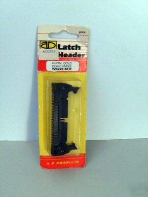 40 pin right angle latch header (925220-40-r)