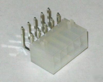 10-way molex ra pcb mini-fit header plug 39301100