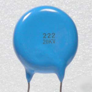 20KV 2200PF high voltage ceramic disc capacitor , Y5T