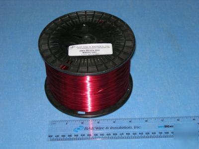 Awg 29 copper magnet wire SPN155 red
