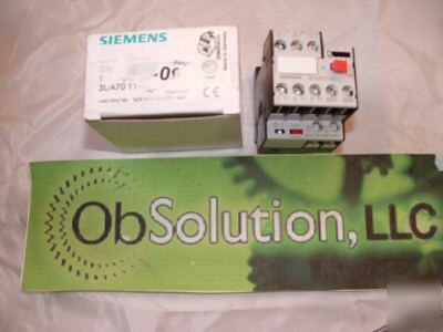 New siemens overload relay 3UA7011-0J in box