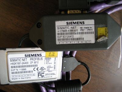 Siemens simatic net profibus CP5512 + mpi adapter