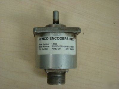  renco encoders RS25D-1000-3/8-5-ld-0-M1 =