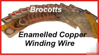 Enamelled copper winding wire 0.25MM x 100GRAMS (34SWG)