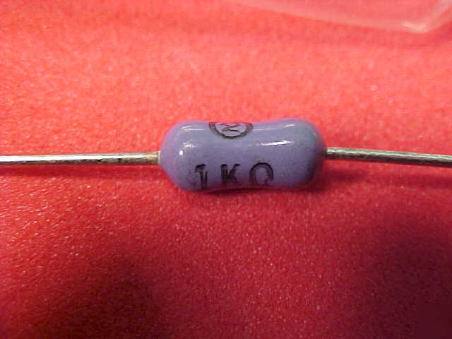 15PC sprague 2W 1K 5% bluejacket wire wound resistor
