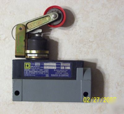 New * square d, roller lever limit switch, 9007, Y54B