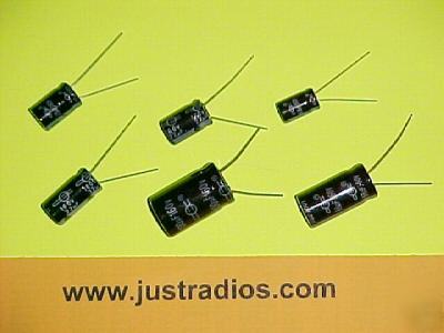 24 of 105C radial electrolytic capacitors 4.7UF @ 160V