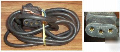 (2EA) hp/agilent old style power cord w/o outlet plug.