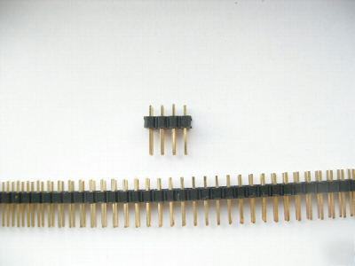 6 pin 2.54 mm straight male double header (10 pieces)