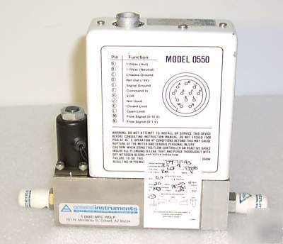 Brooks afc-550 1 slpm N2 mass flow controller unit mfc