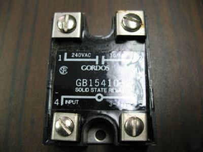 Gordos GB15410-2 10 amp solid state relay - nos