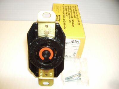 Hubbell receptacle HBL2410 20A 125/250 v L14-20R 2410 