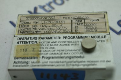 Indramat MOD1/1X028-156 programming module