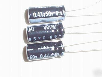 New 1000PCS nichicon 50V .47UF uvr radial capacitors 