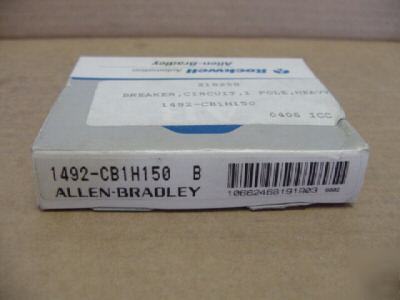 New allen bradley 1492-CB1H150 b circuit breaker 1POLE >