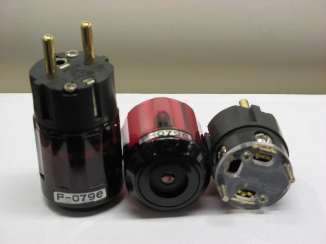 P 079 eu schuko audio grade iec ac plug for power cable
