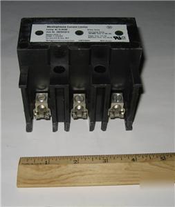 Westinghouse electric current limiter, 30 amp