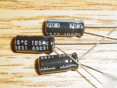 10 nichicon 200V 330UF 105C mini radial capacitors