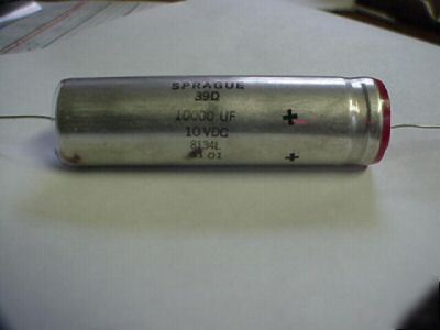 14 sprague electrolytic capacitor 1000UF 10V axial 802