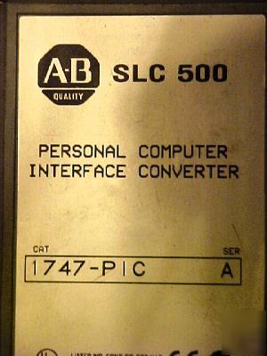 Allen bradley programmer & converter 1747PT-1