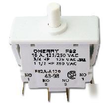 Cherry F82 line interrupt panel mount switch 10 pc.