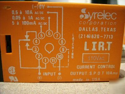 Current control relay ir.t syrelec / crouzet 