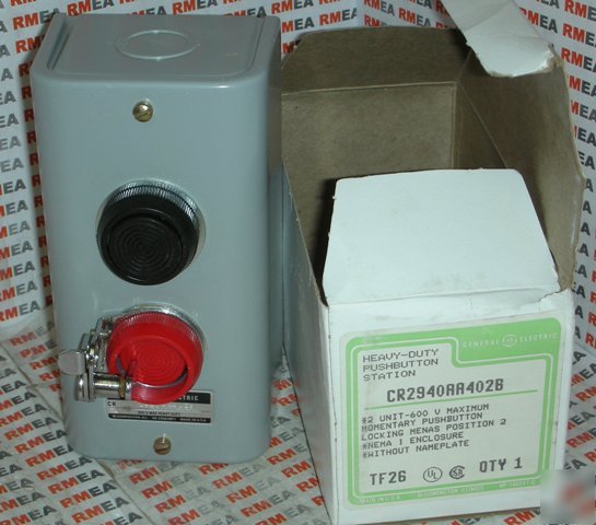 Ge CR2940AA402B momentary pushbutton control station