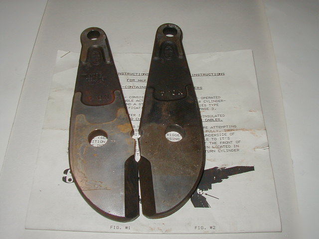 Hk porter cable cutter jaws #4 center 5/8