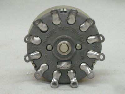 Ohmite rotary tap switch 212-12 28F1988