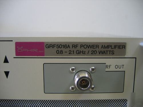 Ophir GRF5016A / 5016A amplifier, .8 - 2 ghz, 25W