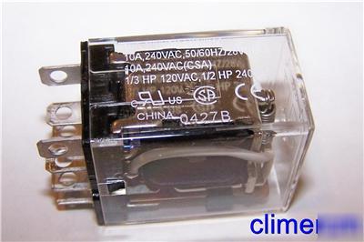 Siemens 3TX7123-5DC13 dpdt 10A plug in 24VAC qty 4 