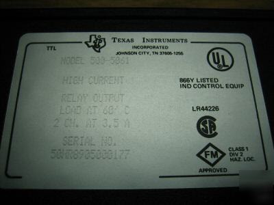 Ti texas instruments 500-5061 hc relay output 5005061