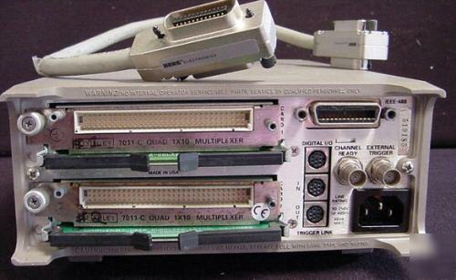 Keithley 7001 data acqui w/2TWO keithly 7011C quad 1X10