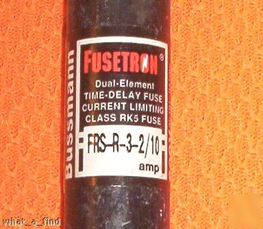 New buss frs-r-3 2/10 fuse fusetron FRSR3 2/10 nnb