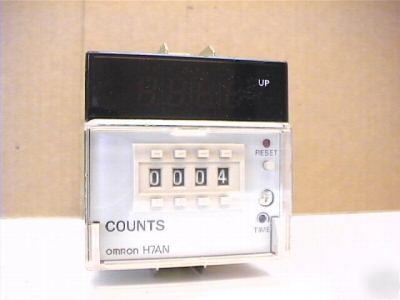 Omron 4 digit led counter H7AN-4D 100-240VAC used