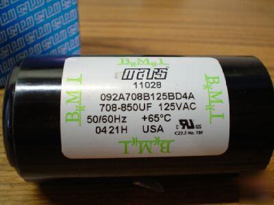2PCS mars 125V 540-648UF a/c motor start capacitors