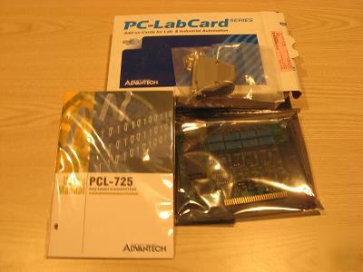 Advantech pcl-725 relay acctuator isolated d/i card 
