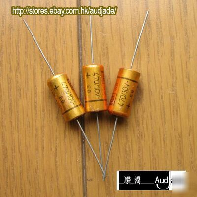 34PCS 470UF 10V vishay roderstein eb axial capacitors