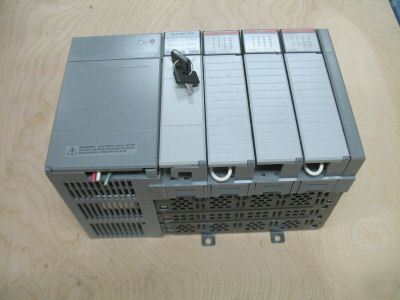 Ab slc 500 1747-L532 5/03 cpu 4 slot rack 3 input cards