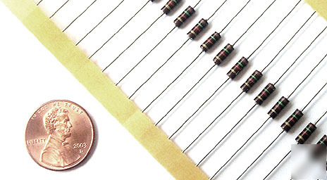 Carbon comp resistors ~ 1/4 watt 15K ohm 5% (50)