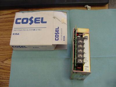 Cosel model: K15AU-5, k series switching regulator <