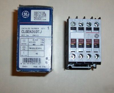 Ge contactor # CL02A310TJ with RTS1 overload unit.