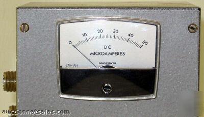 Micronta dc microamperes test meter