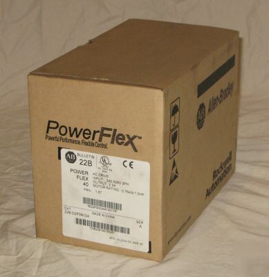 Powerflex 40 (22B-B8P0N104) 2HP, 240V, 