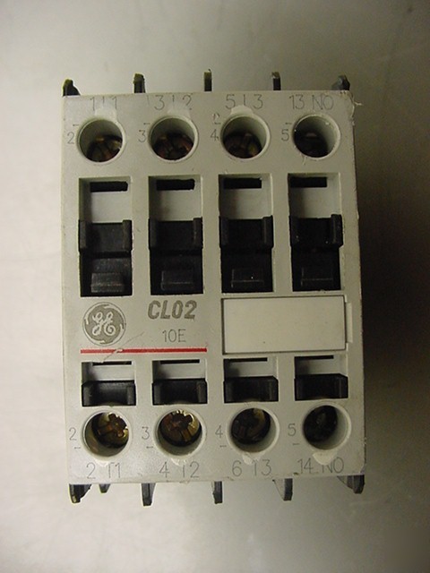 5 ge CL02 contactors 3POLE 32AMP 600VAC 110-120V coil