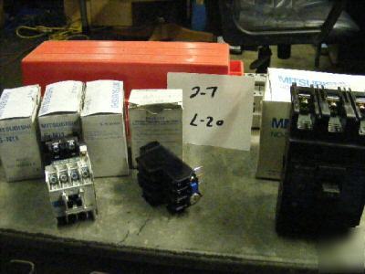 5MITSUBISHI mixedlot relays circuitbreakers contactor