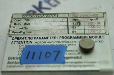 Indramat MOD1/1X014-035 programming module