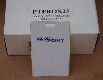New ademco PTPROX25 34 bit cards 