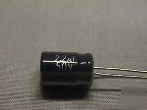200 panasonic 2.2UF 50V mini alum. elect. capacitors