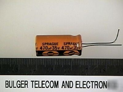 470UF 35 volt radial capacitor
